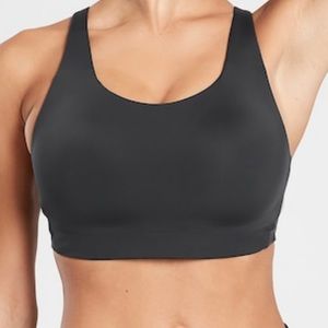 NWT Athleta Advance Bra 38 DD. Black